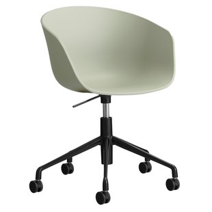 Hay AAC52 Bureaustoel Zwart Onderstel Pastel Green