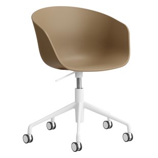 Hay AAC52 Bureaustoel Wit Onderstel Clay