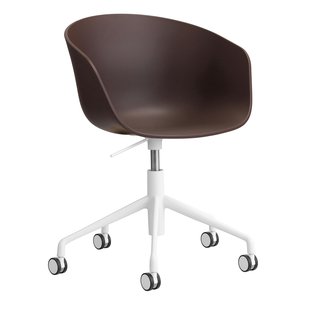 Hay AAC52 Bureaustoel Wit Onderstel Raisin