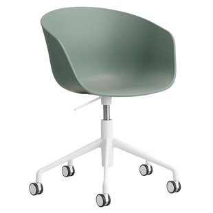 Hay AAC52 Bureaustoel Wit Onderstel Fall Green
