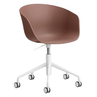 Hay AAC52 Bureaustoel Wit Onderstel Soft Brick