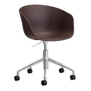 Hay AAC52 Bureaustoel Aluminium Onderstel Raisin