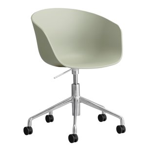 Hay AAC52 Bureaustoel Aluminium Onderstel Pastel Green