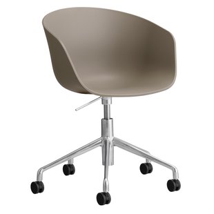 Hay AAC52 Bureaustoel Aluminium Onderstel Khaki