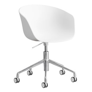 Hay AAC52 Bureaustoel Aluminium Onderstel White
