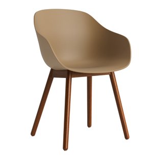 Hay AAC212 Stoel Gelakt Walnoot Onderstel Clay