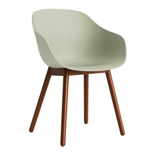 Hay AAC212 Stoel Gelakt Walnoot Onderstel Pastel Green