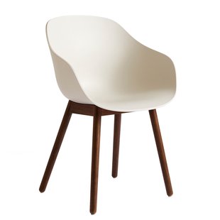 Hay AAC212 Stoel Gelakt Walnoot Onderstel Melange Cream