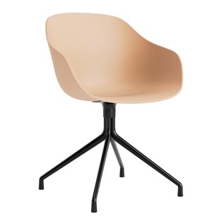 Hay AAC220 Stoel Zwart Onderstel Pale Peach