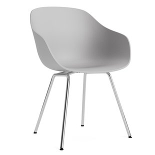 Hay AAC226 Stoel Chrome Onderstel Concrete Grey Hay AAC226 Stoel Chrome Onderstel Concrete Grey