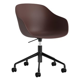 Hay AAC252 Bureaustoel Zwart Onderstel Raisin