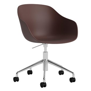 Hay AAC252 Bureaustoel Aluminium Onderstel Raisin