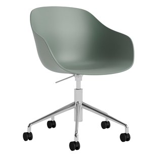 Hay AAC252 Bureaustoel Aluminium Onderstel Fall Green Hay AAC252 Bureaustoel Aluminium Onderstel Fall Green