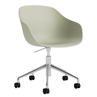 Hay AAC252 Bureaustoel Aluminium Onderstel Pastel Green