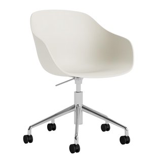 Hay AAC252 Bureaustoel Aluminium Onderstel Melange Cream