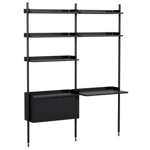Hay Pier System 12 Wandkast Black/Black