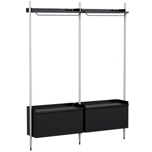 Hay Pier System 1002 Wandkast Black/Clear