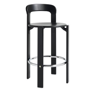 Hay Rey Barkruk 65 Deep Black Gelakt Beuken