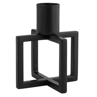 HANA Oneflame Kandelaar 8 Zwart