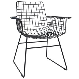 HKliving Wire Armchair Stoel Zwart