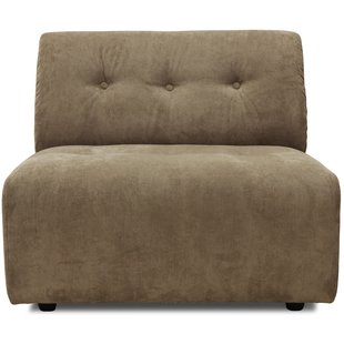 HKliving Vint Fauteuil Corduroy Rib Bruin