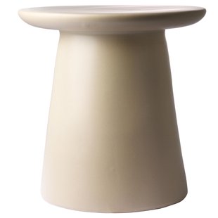 HKliving Earthenware BijzettafelØ40 Cream HKliving Earthenware BijzettafelØ40 Cream