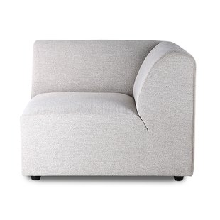 HKliving Jax Bank Element Rechts Sneak Light Grey