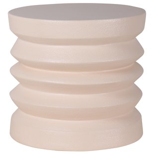 HKliving Stoneware Bijzettafel Cream HKliving Stoneware Bijzettafel Cream