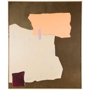 HKliving Abstract Schilderij 100x120 Mustard/nude