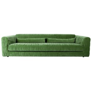 HKliving Club Couch 4-zits Bank Royal Velvet Green