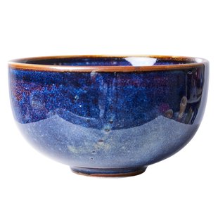 HKliving Chef Ceramic Kom&Oslash;10.7 Rustic Blue
