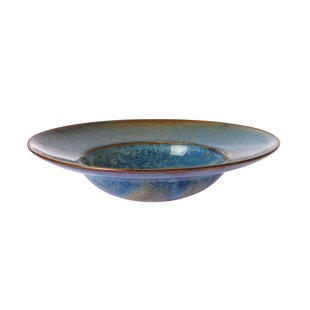 HKliving Chef Ceramic Pastabord&Oslash;28.5 Rustic Blue
