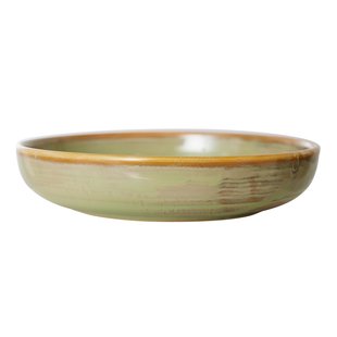 HKliving Chef Ceramic Diep Bord M&Oslash;19.3 Moss Green