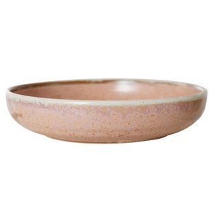 HKliving Chef Ceramic Diep Bord L&Oslash;21.5 Rustic Pink