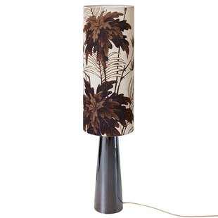 HKliving Cone Vloerlamp XL Brown Kap Floral