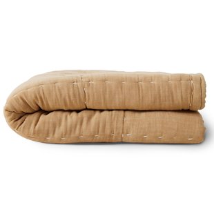HKliving Quilted Plaid 130x170 Sand
