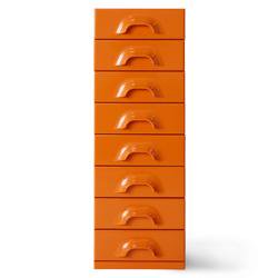HKliving Chest Of 8 Ladekast Tangerine