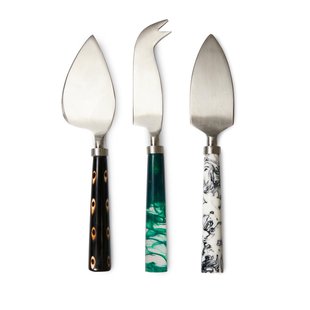 HKliving Kaasmesjes Bestek Set Van 3 Coast