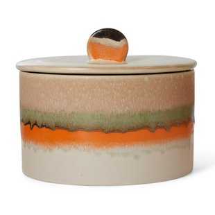HKliving 70&#039;s Ceramic Koektrommel Voorraadpot Burst