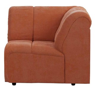 HKliving Wave Bank Element Hoek Corduroy Rib Dusty Orange HKliving Wave Bank Element Hoek Corduroy Rib Dusty Orange