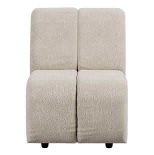 HKliving Wave Bank Element Midden Small Boucle Cream