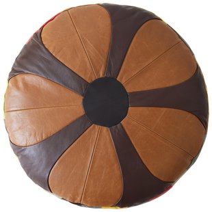 HKliving Retro Patch Kussen&Oslash;55 Bruin