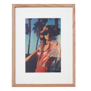 HKliving Framed Artwork Schilderij Golden Days 34x44