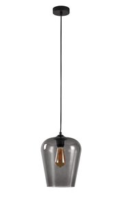 Artdelight Tombo - hanglamp - Ø 23 x 186 cm - gerookt