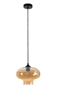 Artdelight Toronto - hanglamp - Ø 26,5 x 175 cm - amber