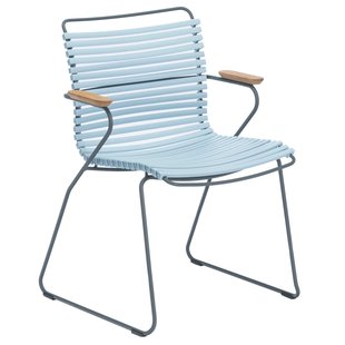 Houe Click Armchair Tuinstoel Dusty Light Blue Houe Click Armchair Tuinstoel Dusty Light Blue