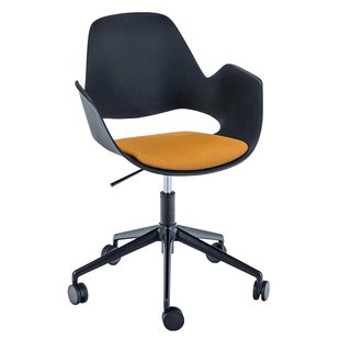 Houe Falk Bureaustoel Gestoffeerd Dark Yellow