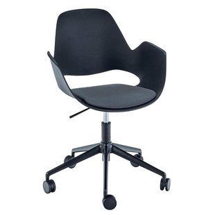 Houe Falk Bureaustoel Gestoffeerd Dark Grey
