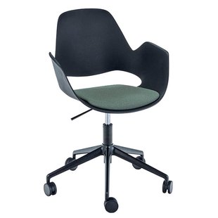 Houe Falk Bureaustoel Gestoffeerd Dark Green