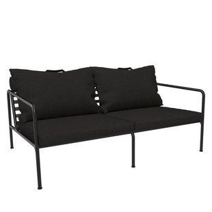 Houe Avon 2-zits Loungebank Frame Zwart Stof Char Heritage